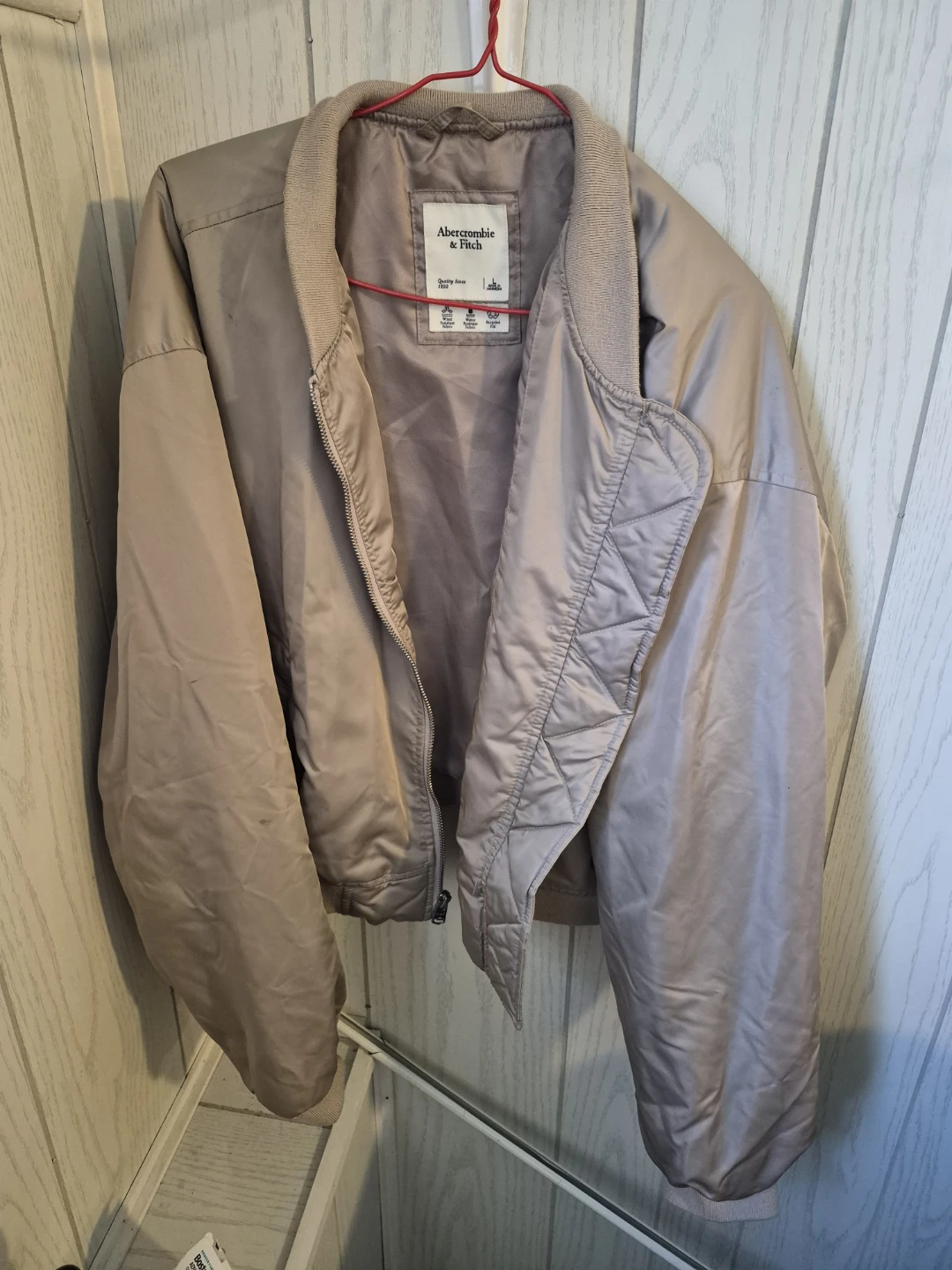 Abercrombie & Fitch Bomber Jacket - Size L - photo 3
