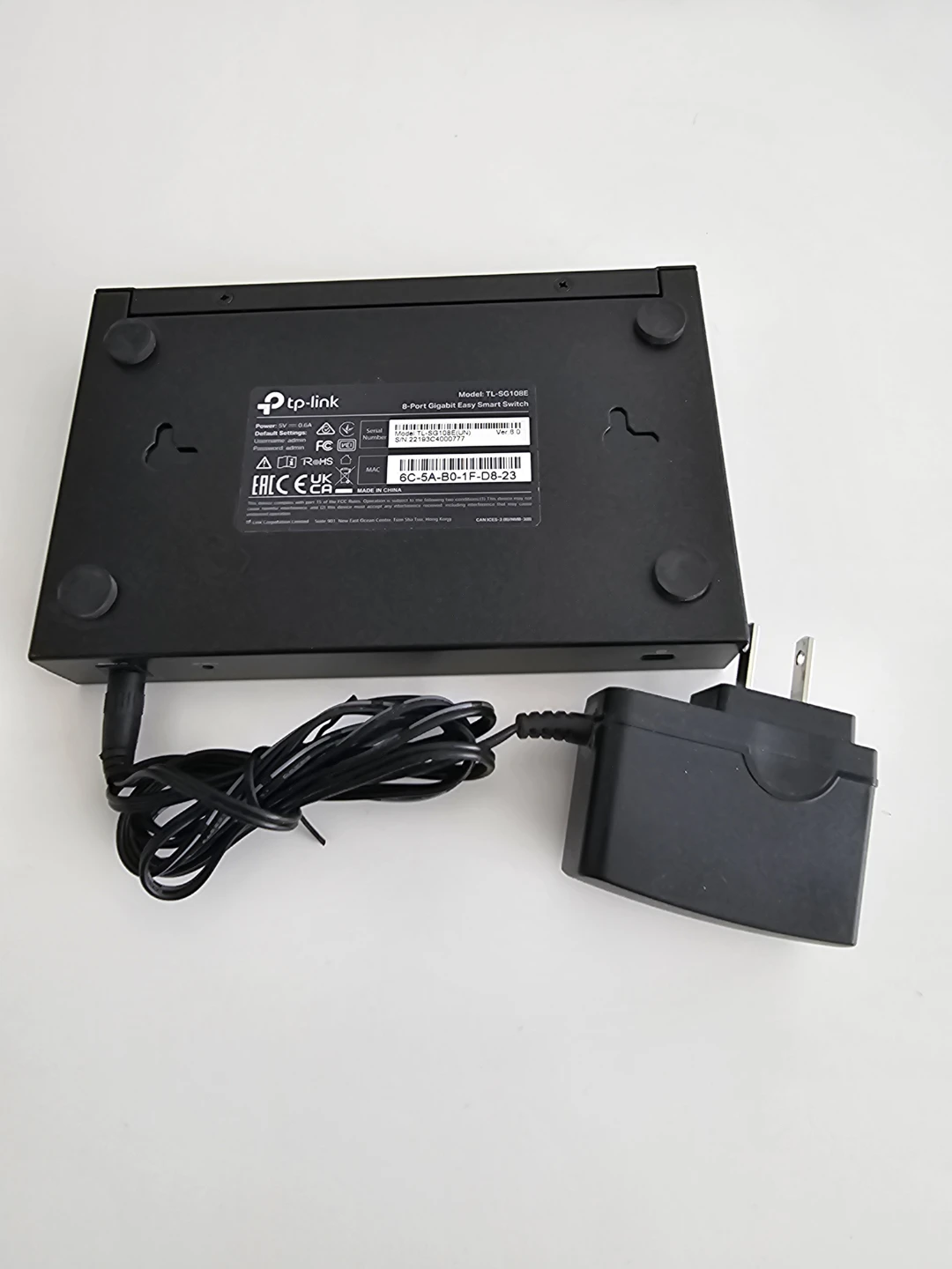 TP-Link TL-SG108E 8-Port Gigabit Smart Switch