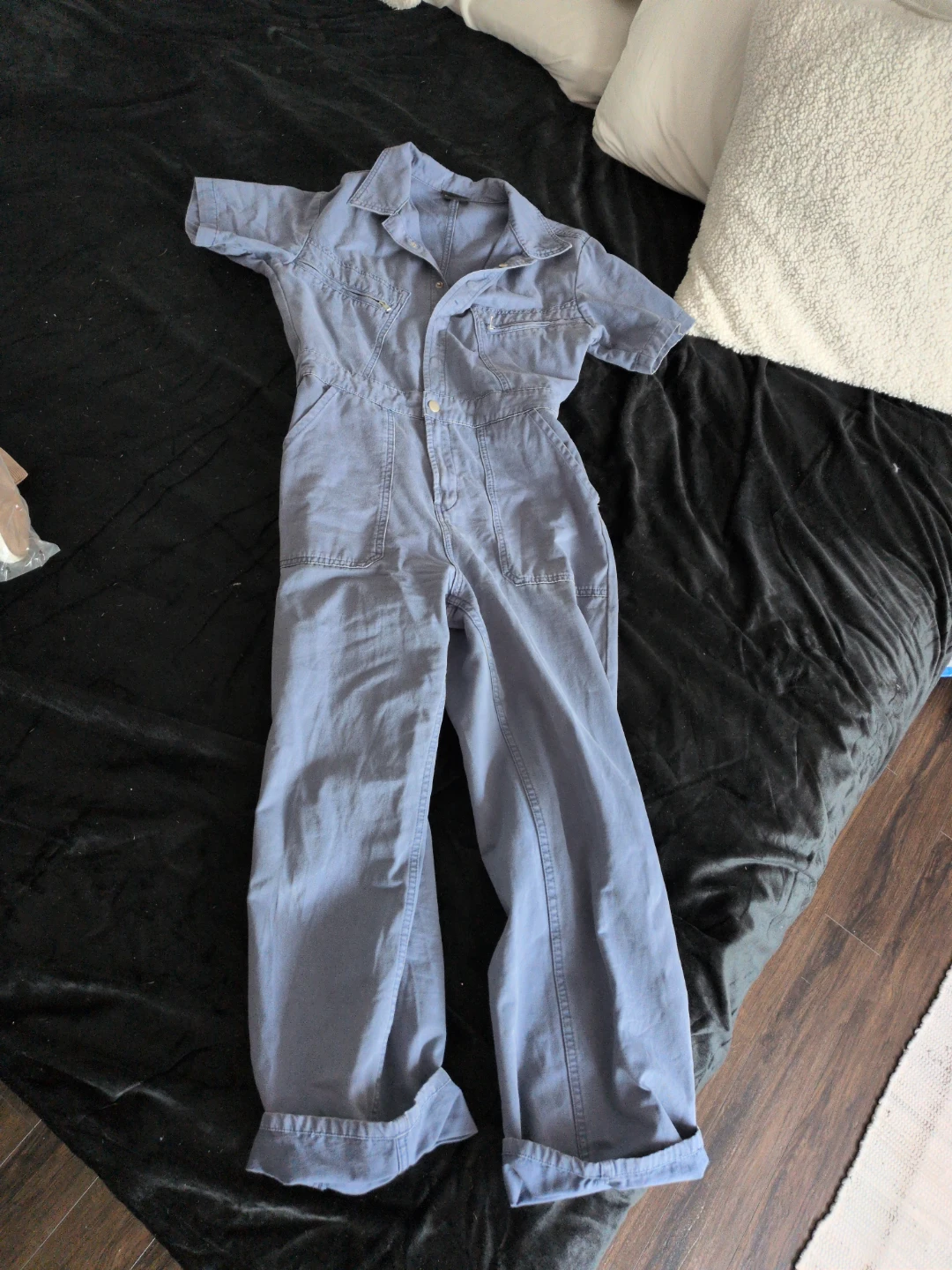Midi Muse Blue Cotton Jumpsuit Size S
