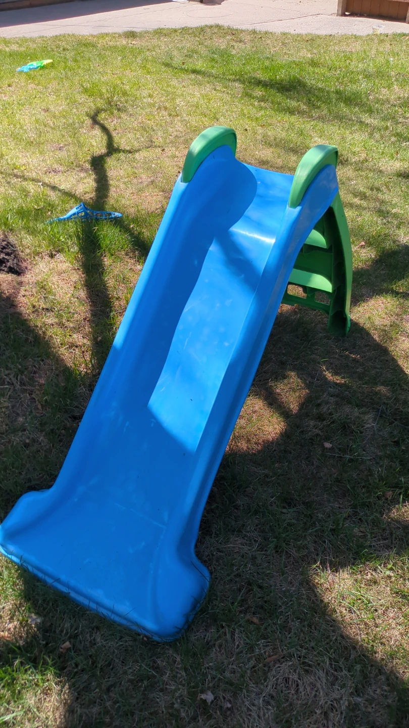 Little Tikes Blue and Green Plastic Children's Slide