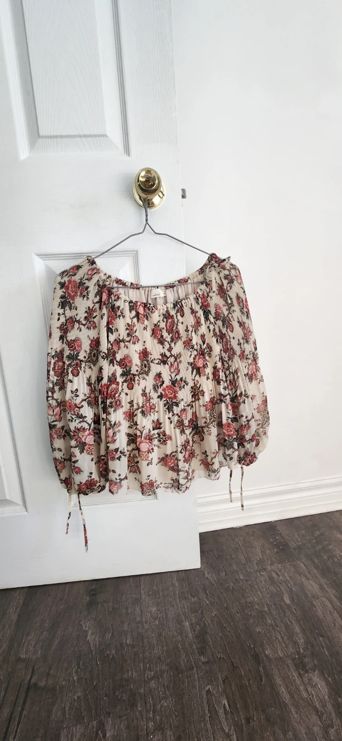 Wilfred Floral Pleated Top - Size XS - photo 3