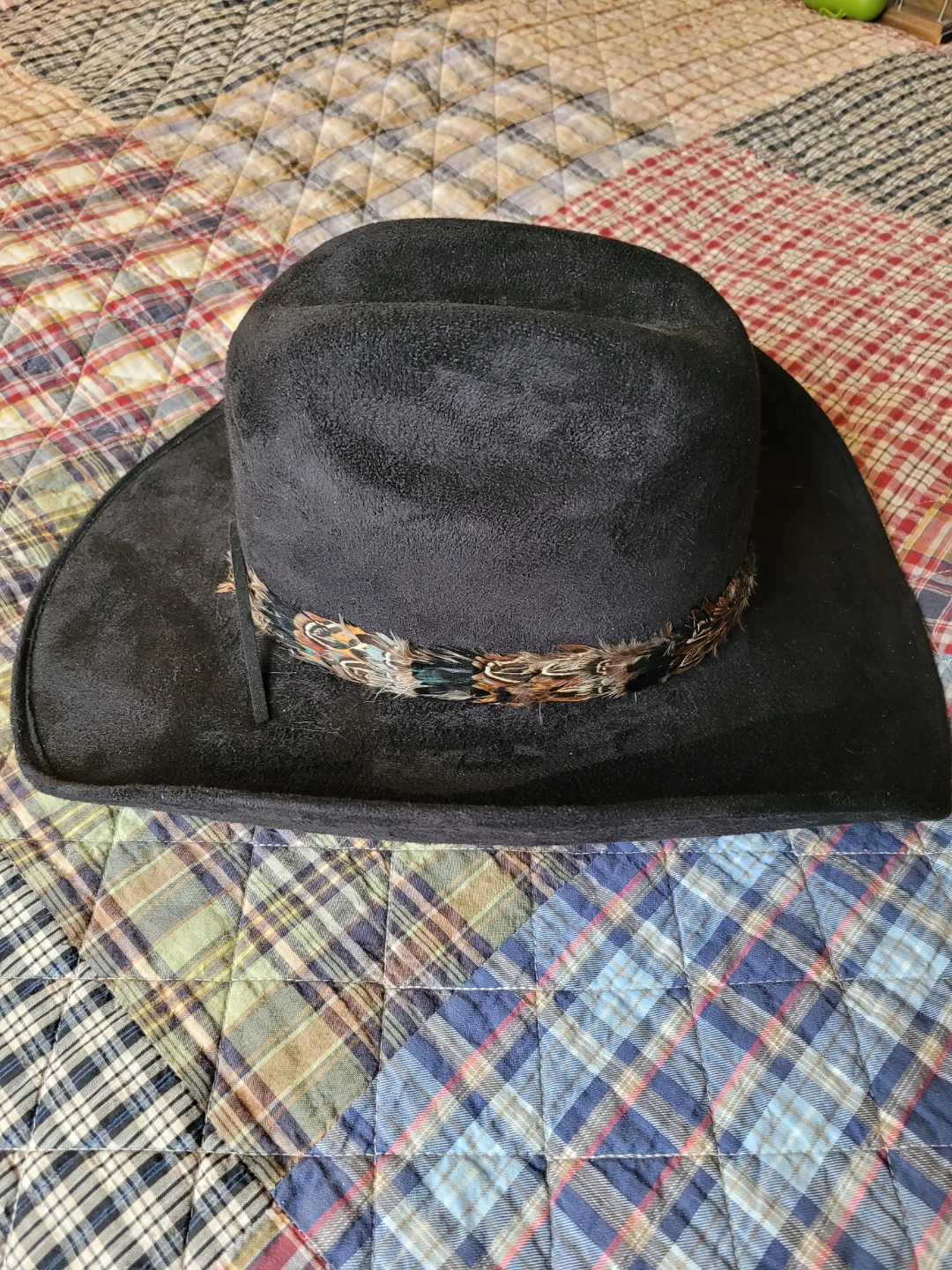 Vegan Suede Cowboy Hat - photo 2