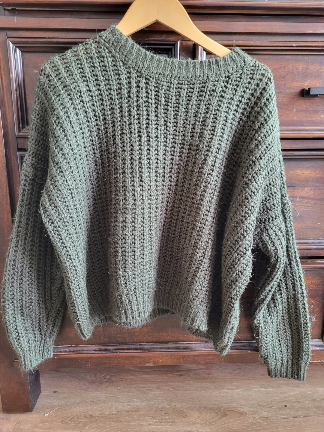 Green Knit Sweater
