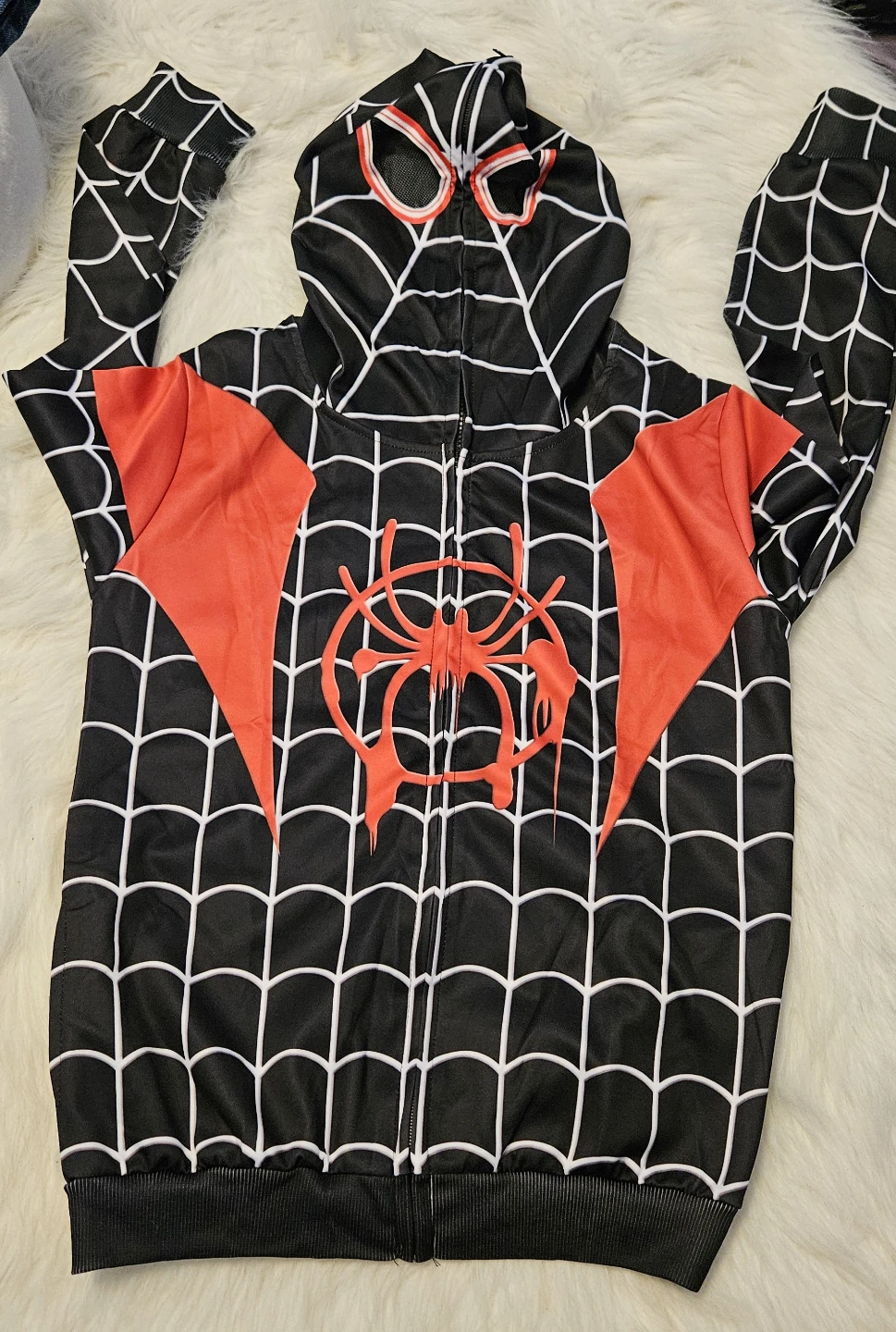 THOMBASE Spider-Man Zip-Up Hoodie - photo 2