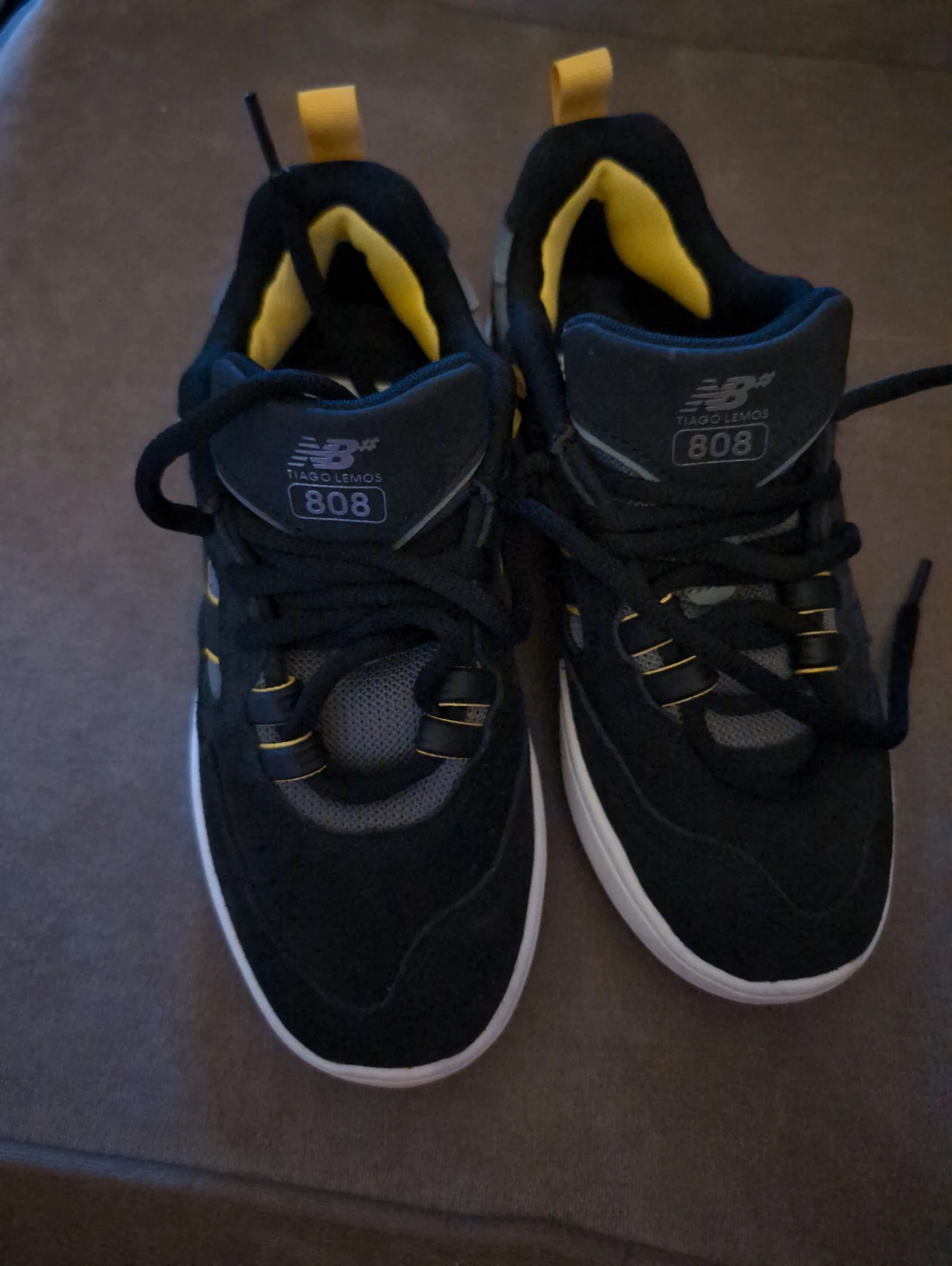 New Balance 808 Black & Yellow Running Shoes - photo 2