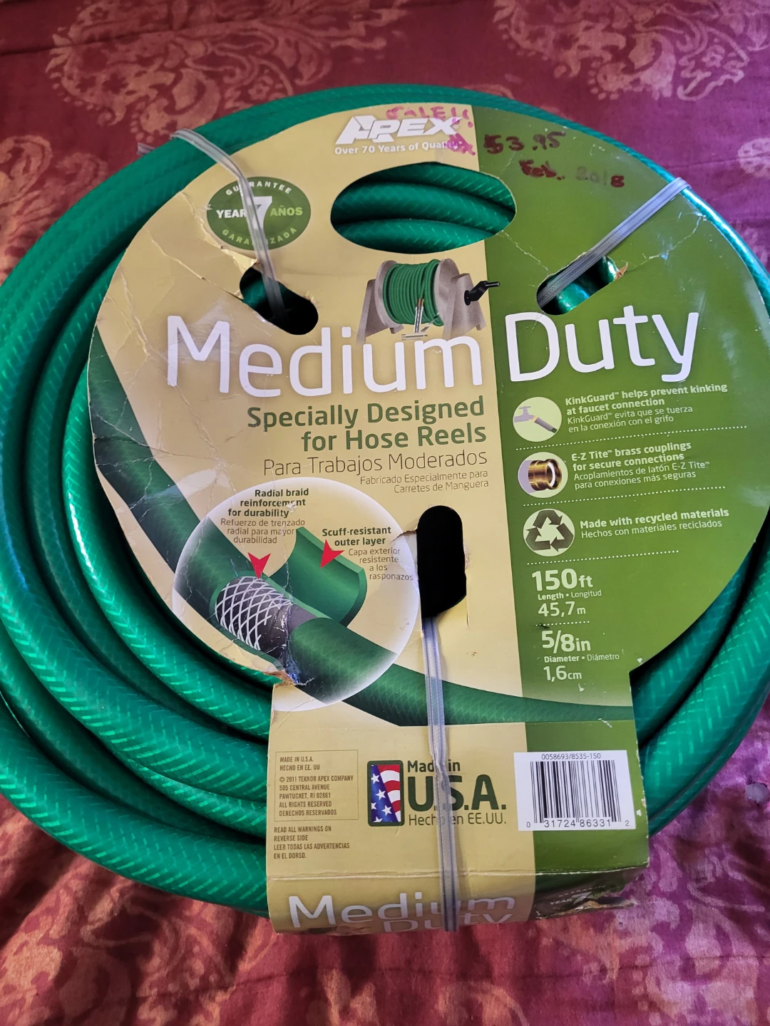 Apex Medium Duty 150ft Garden Hose