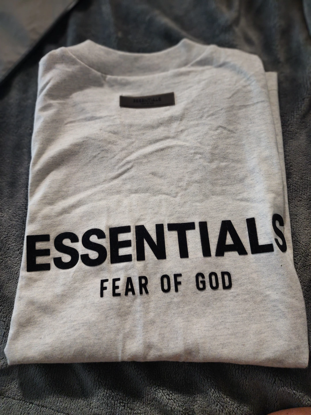 Fear of God Essentials T-Shirt - Light Grey - Size S