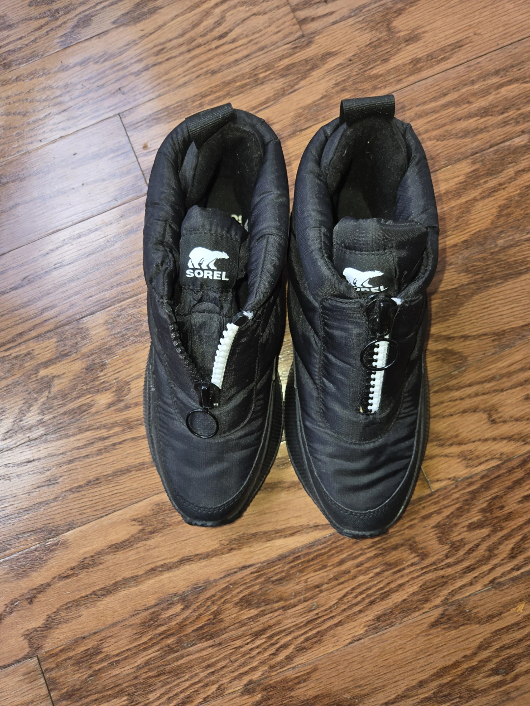 Sorel Black Puffy Zip Winter Boots - photo 2