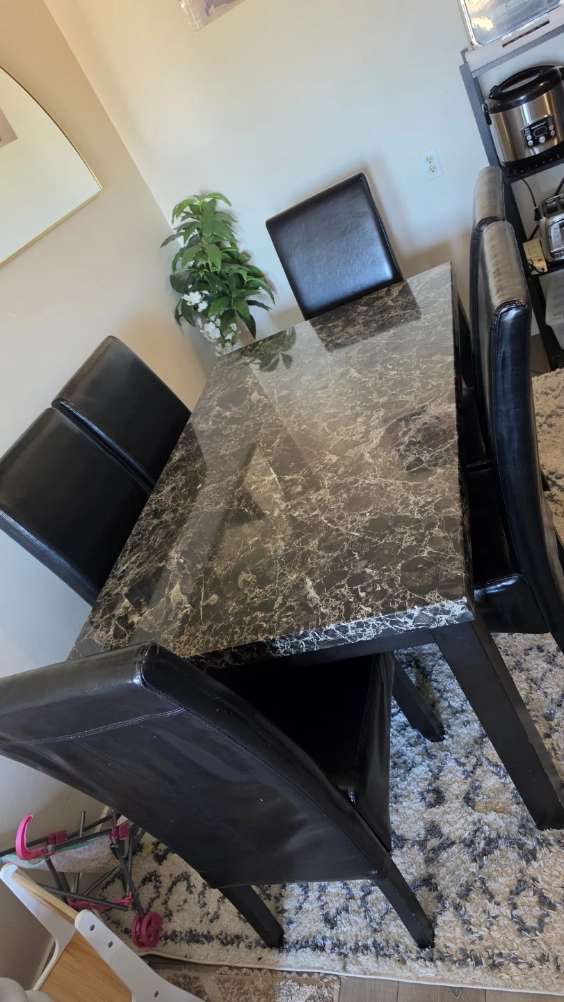 Dining Table Set with 6 Chairs