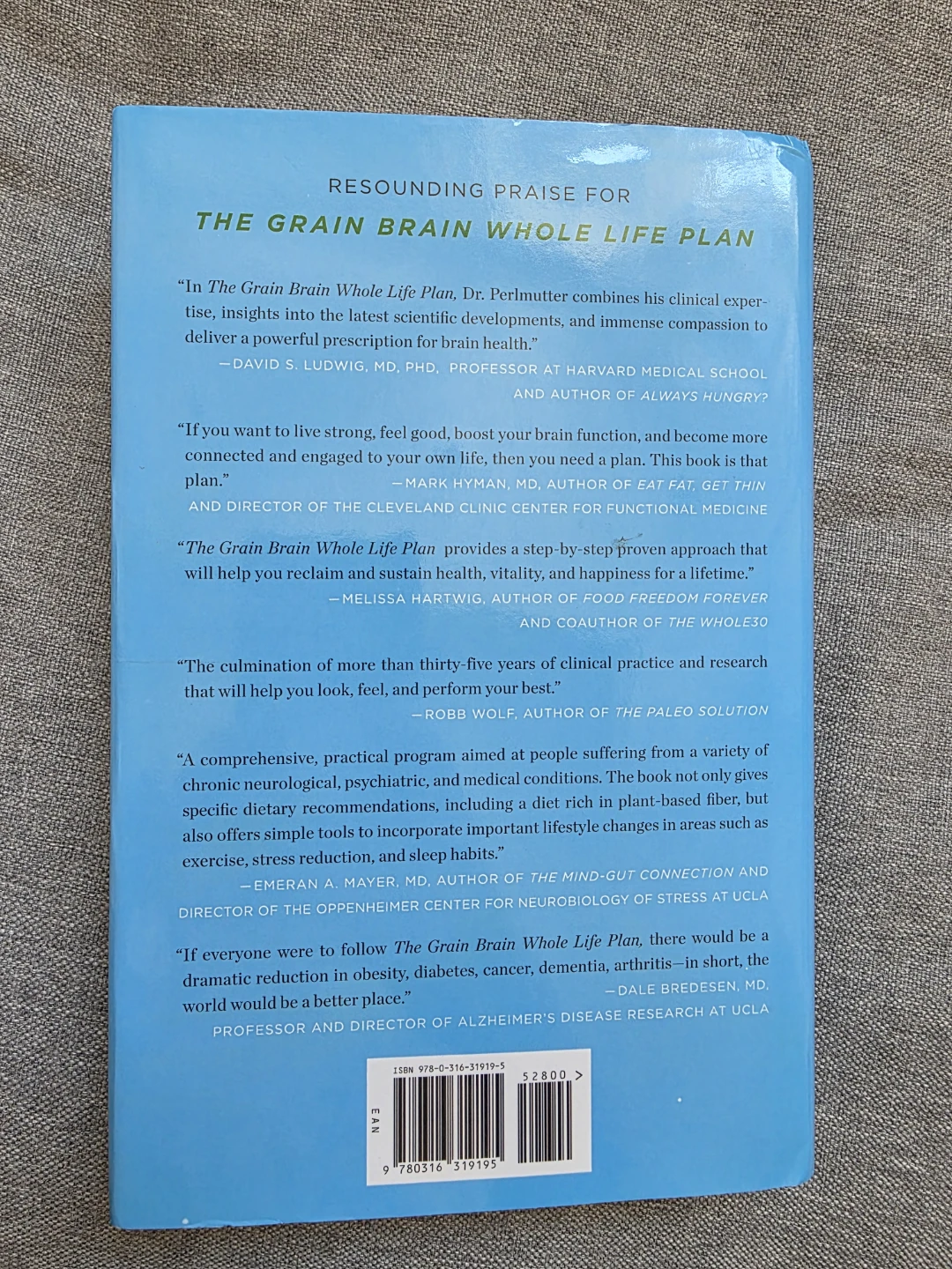 The Grain Brain Whole Life Plan Book by David Perlmutter, MD - photo 2