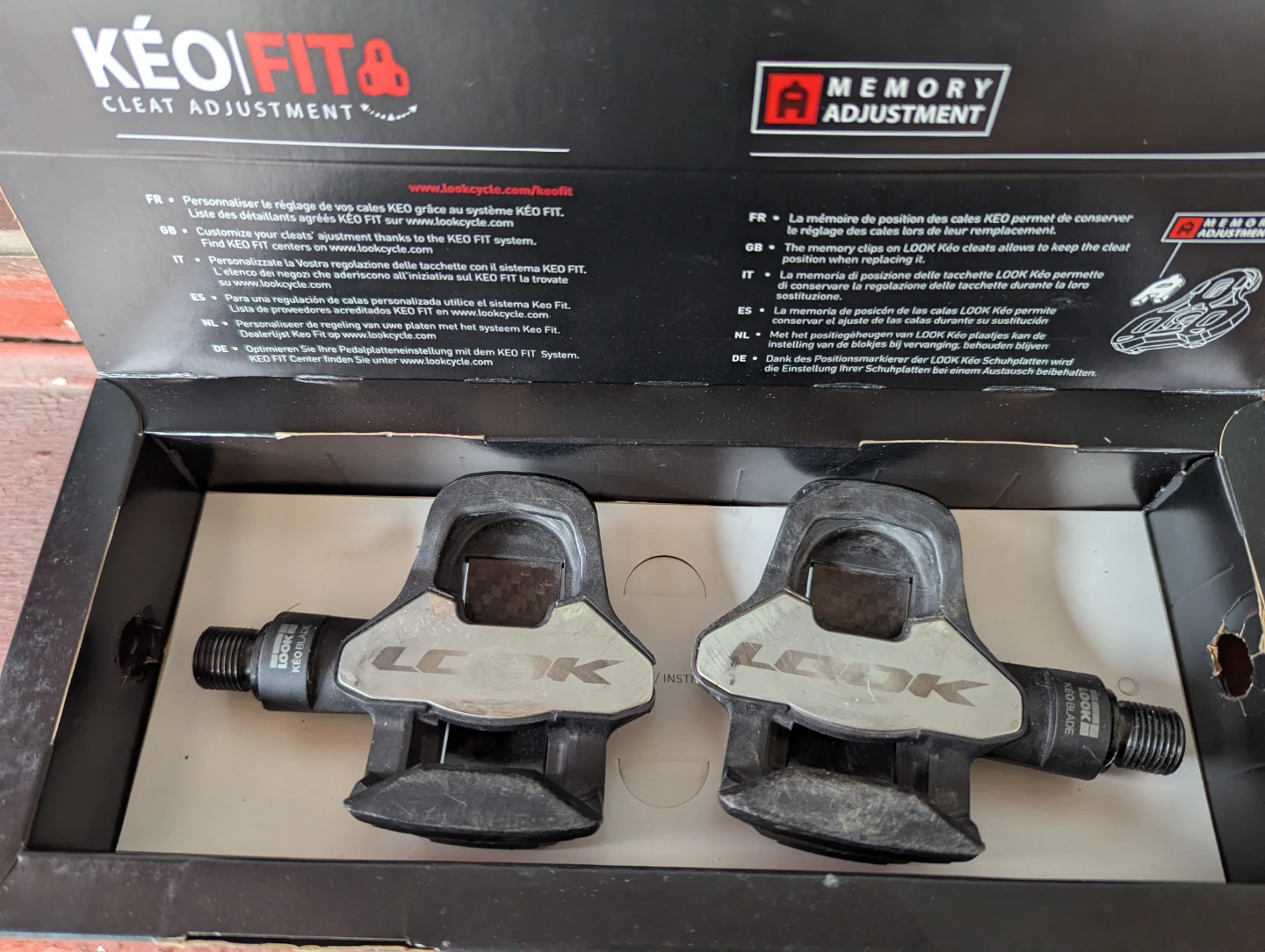 LOOK Kéo Blade Carbon Ti Road Pedals (Titanium Axle) – 16Nm