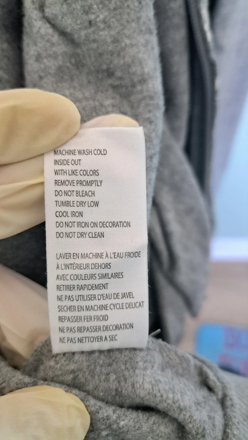 AVIREX Grey Zip-Up Hoodie XXXL - photo 5