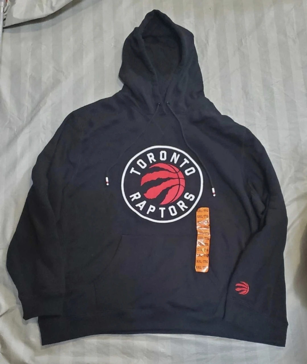 2 New Toronto Raptors embroidered hoodies sz XXL - photo 2