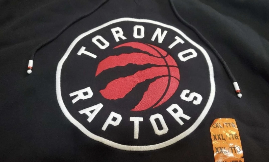 2 New Toronto Raptors embroidered hoodies sz XXL - photo 3