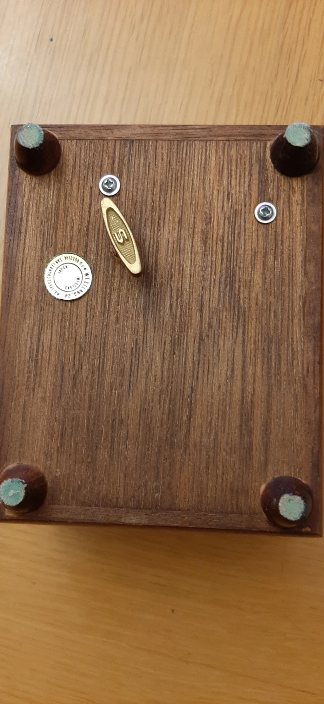Vintage Andres Orpinas wood music box - photo 4