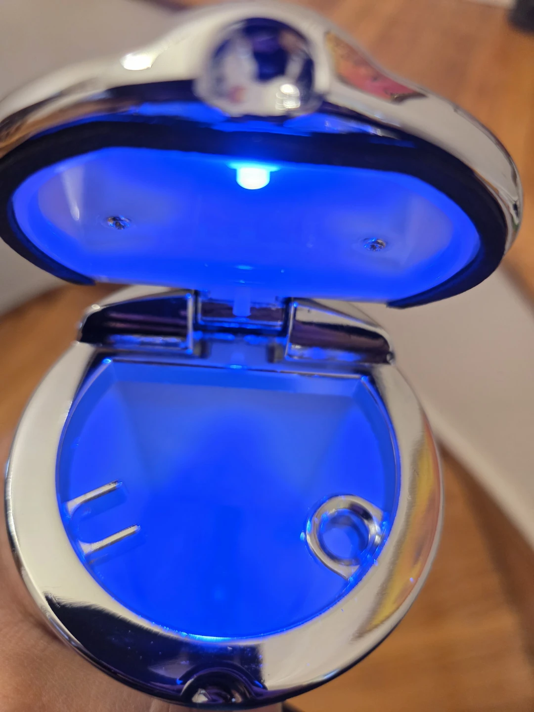 Car Ashtray with Blue LED Light