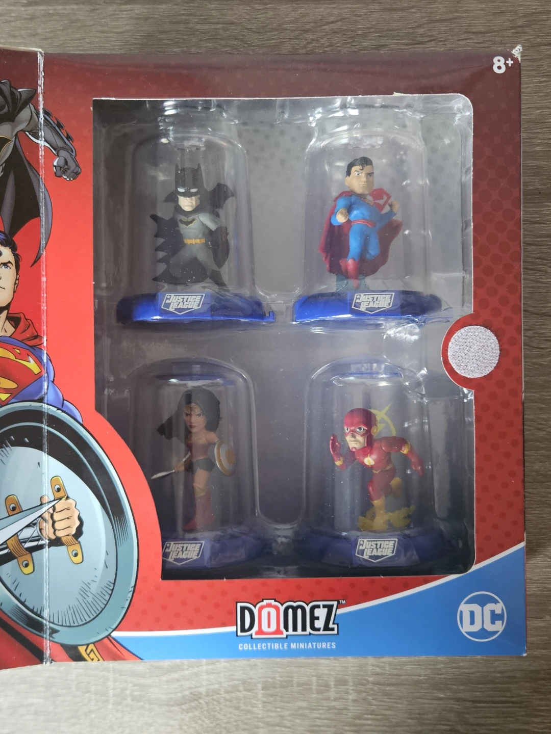 Domez Justice League Collectible Miniatures Series 1 (4 Figures)