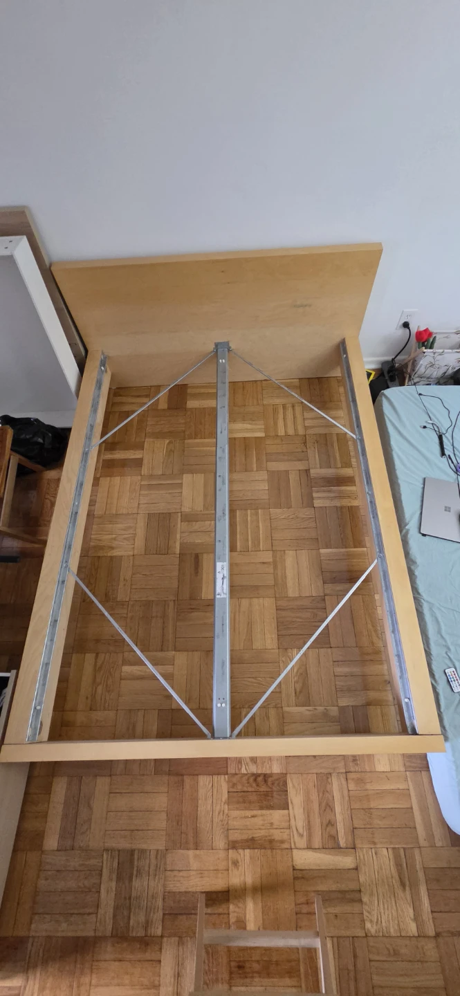 Vintage Ikea Malm Full/Double Bed in Oak/Natutal Wood