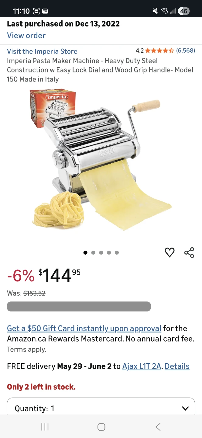 Imperia Pasta Maker Machine Made in Italy - photo 5