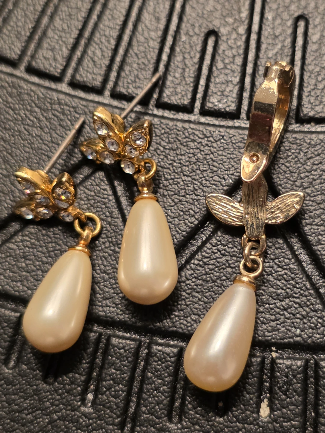 Vintage Earrings with Pendant - photo 4