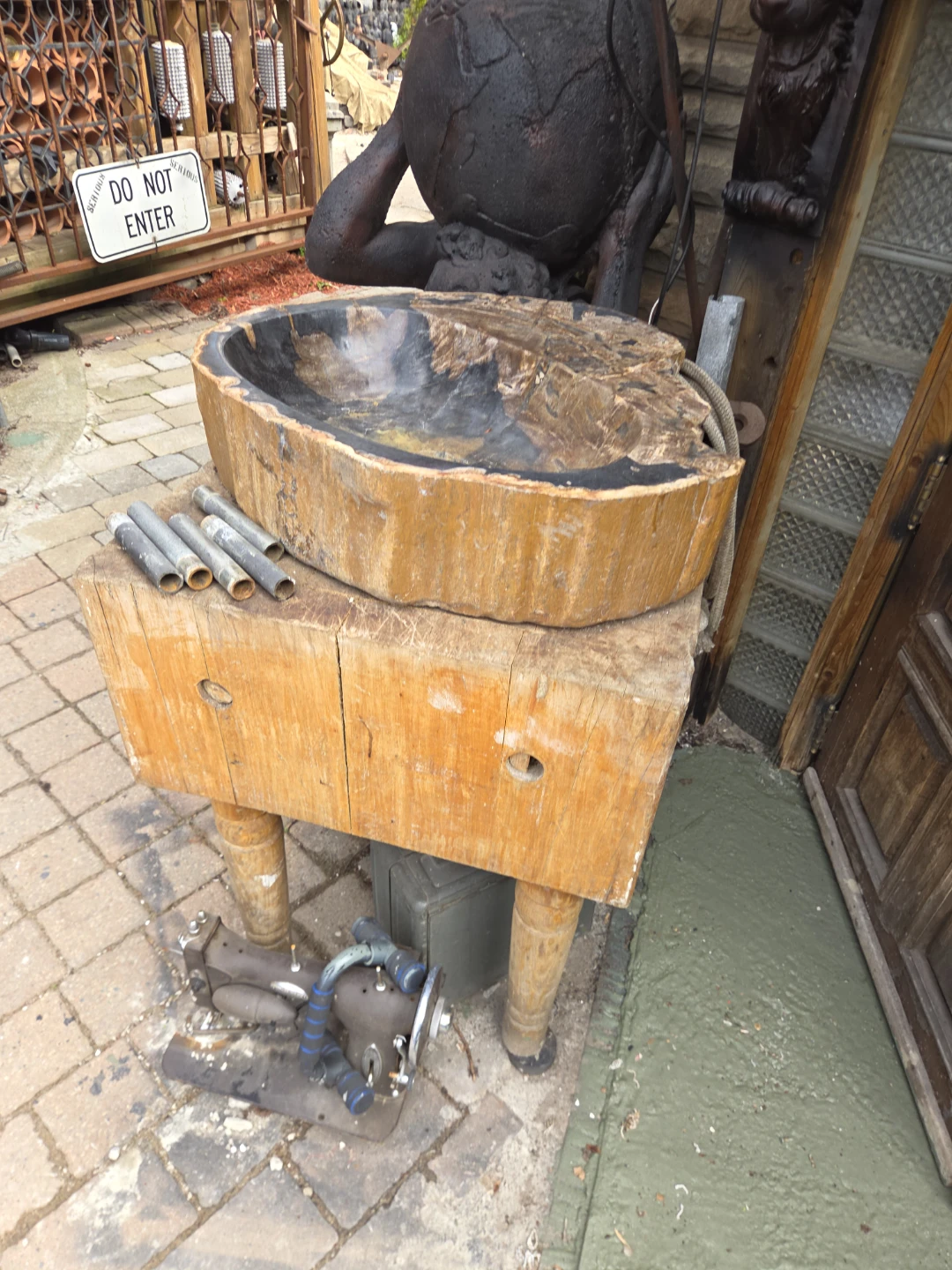Unique Petrified Wood Vessel Sink - photo 2