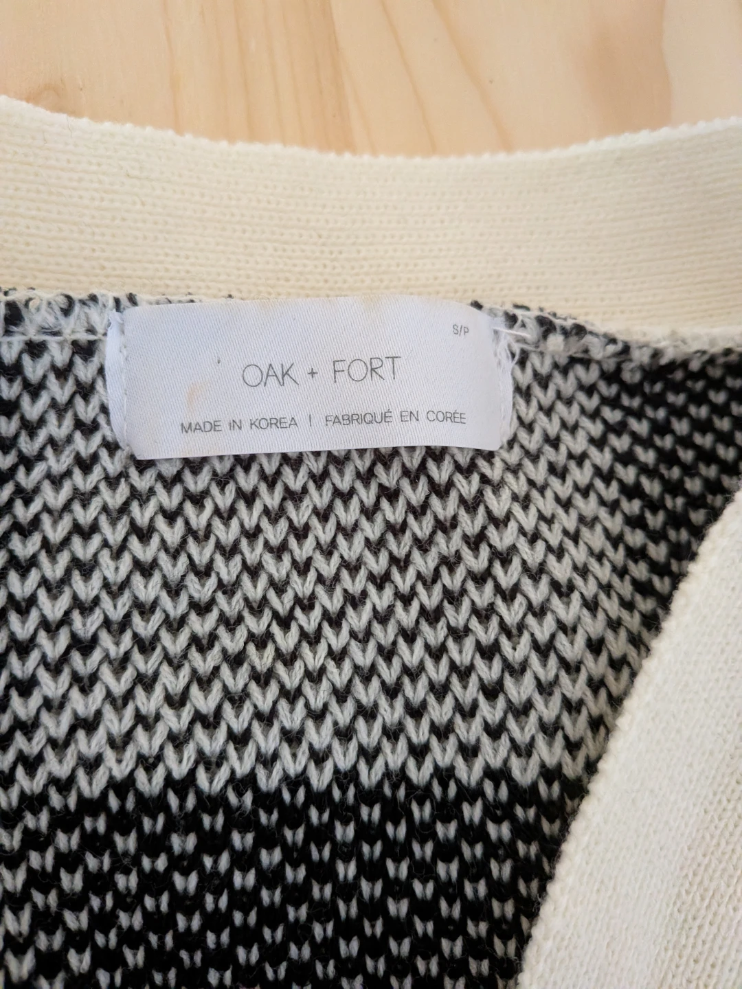 OAK + FORT Checkered Cardigan - photo 2