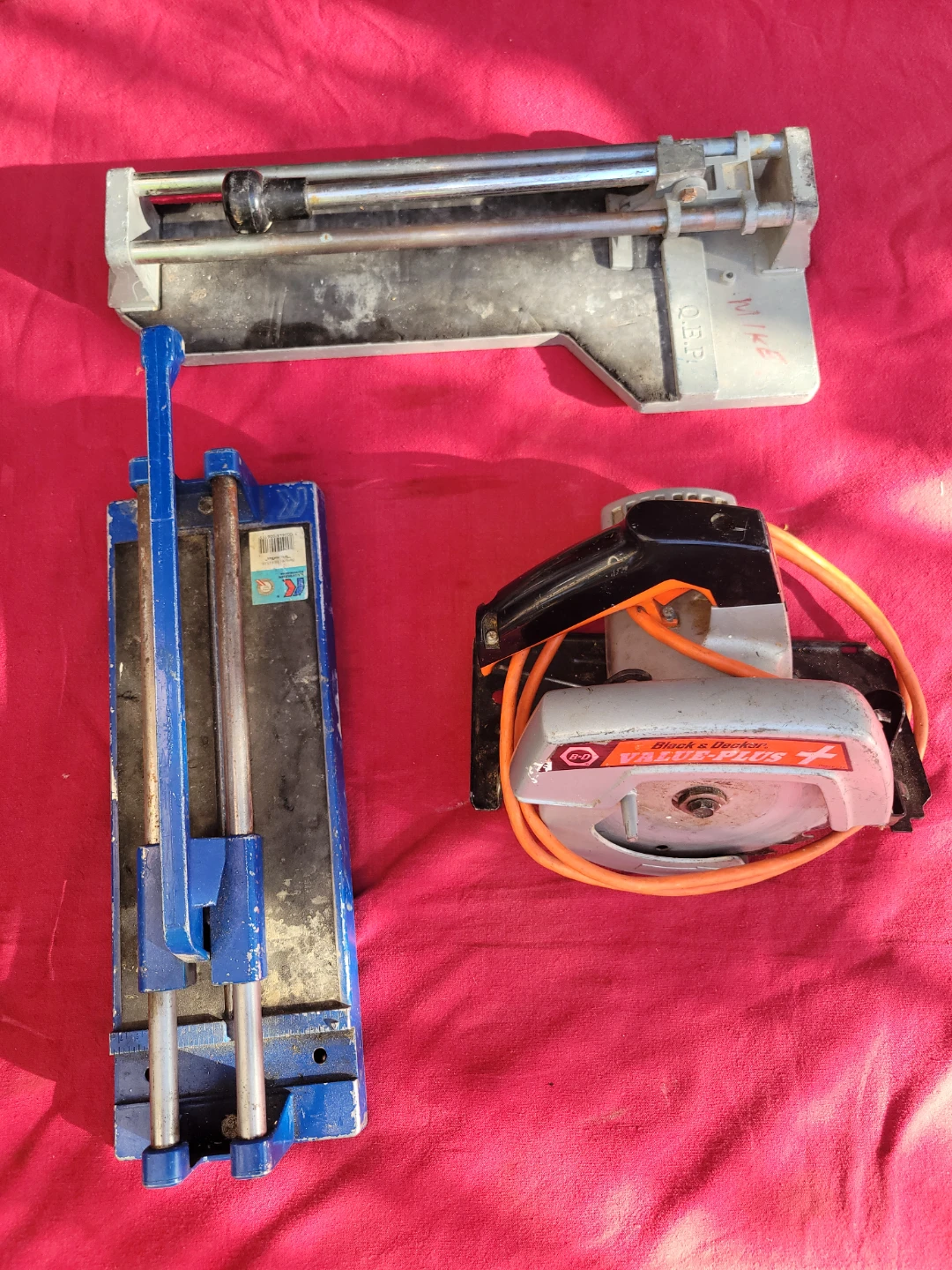 Black & Decker Circular Saw & Tile Cutters-$15 each
