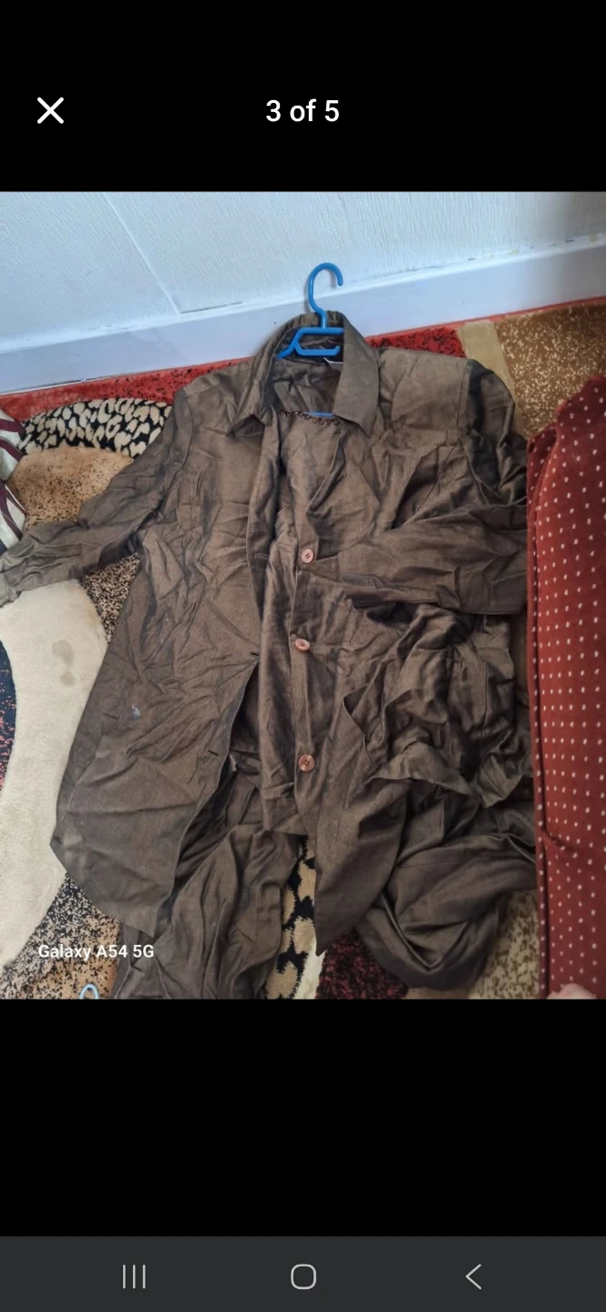 Brown Button-Up shirt with pants - photo 2