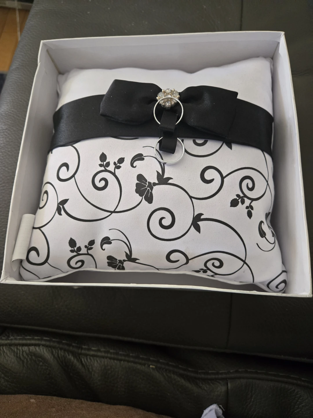 Wedding Ring Pillow and Flower Girl Basket Set