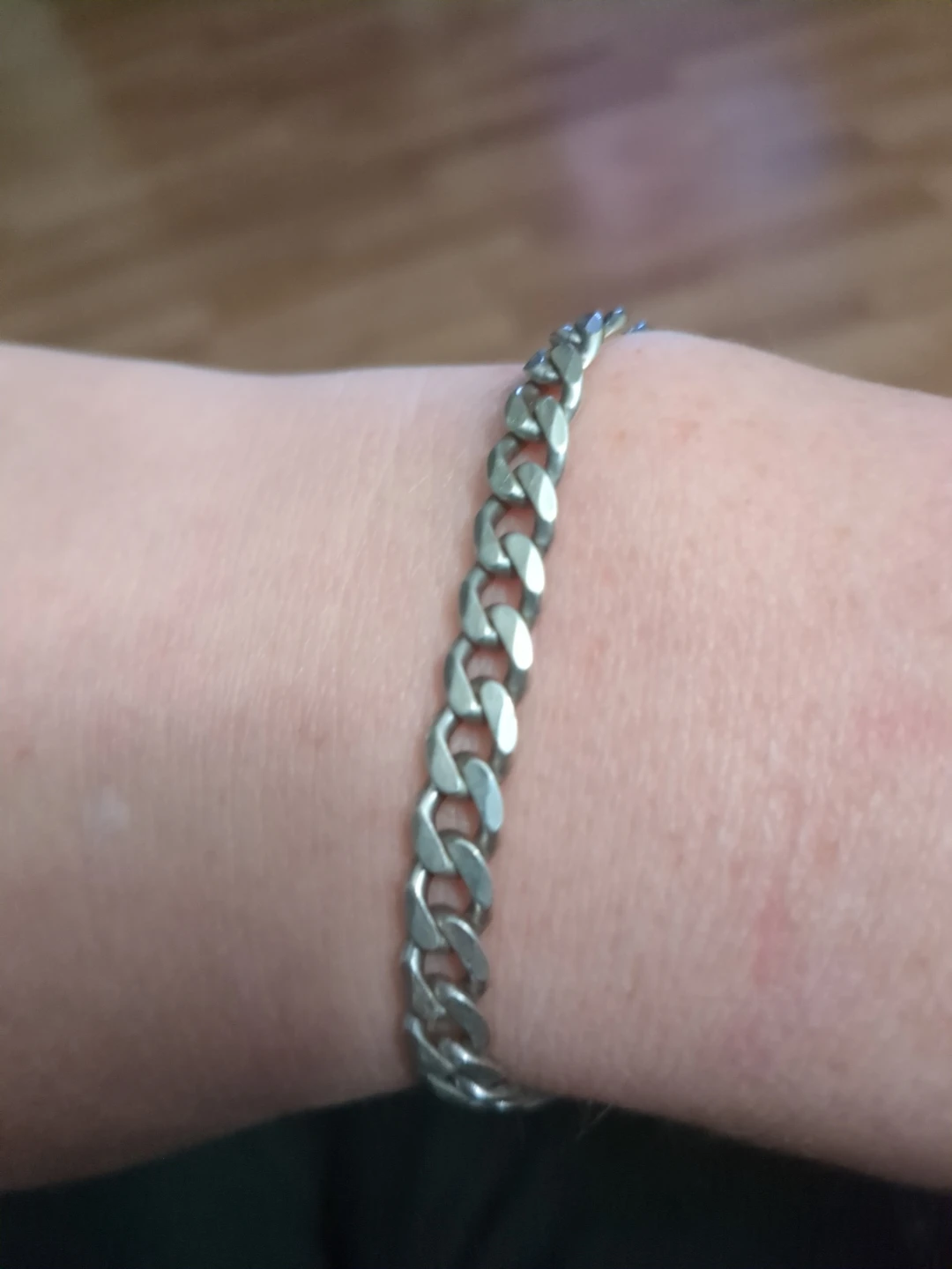Sterling Silver (925) Men's Curb Link Bracelet