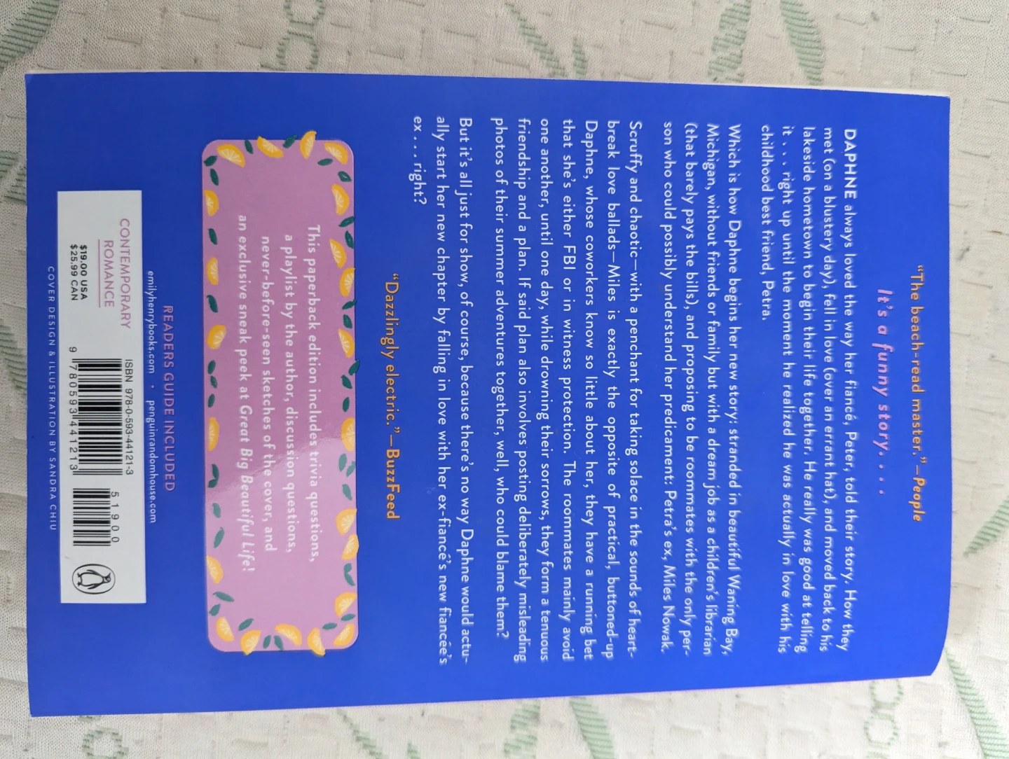 Funny Story by Emily Henry Novel - photo 2