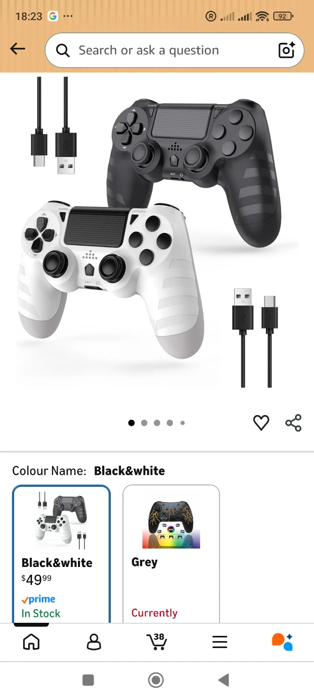 DYONDER Wireless Game Controllers for PS4 (2 Pack) - photo 4