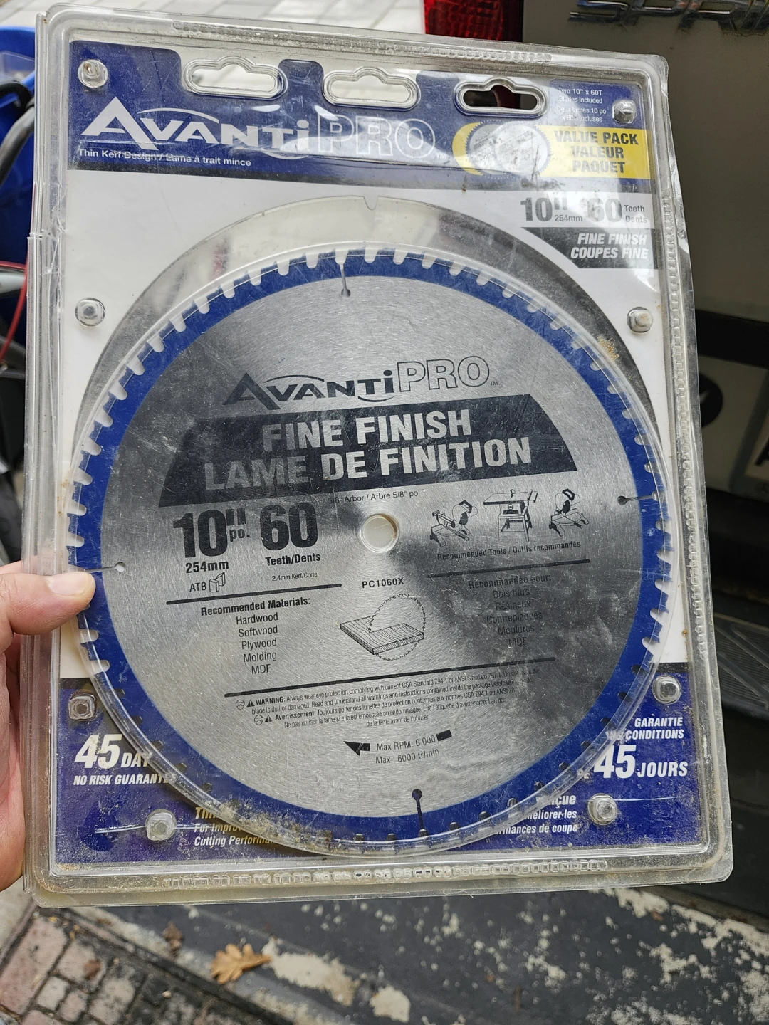Avanti Pro Fine Finish Circular Saw Blades - 10" 60T (2 Pack)