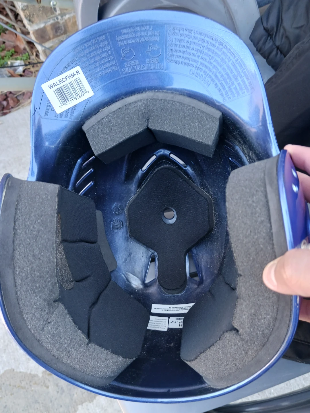 Rawlings Blue Baseball Batting Helmet - photo 2