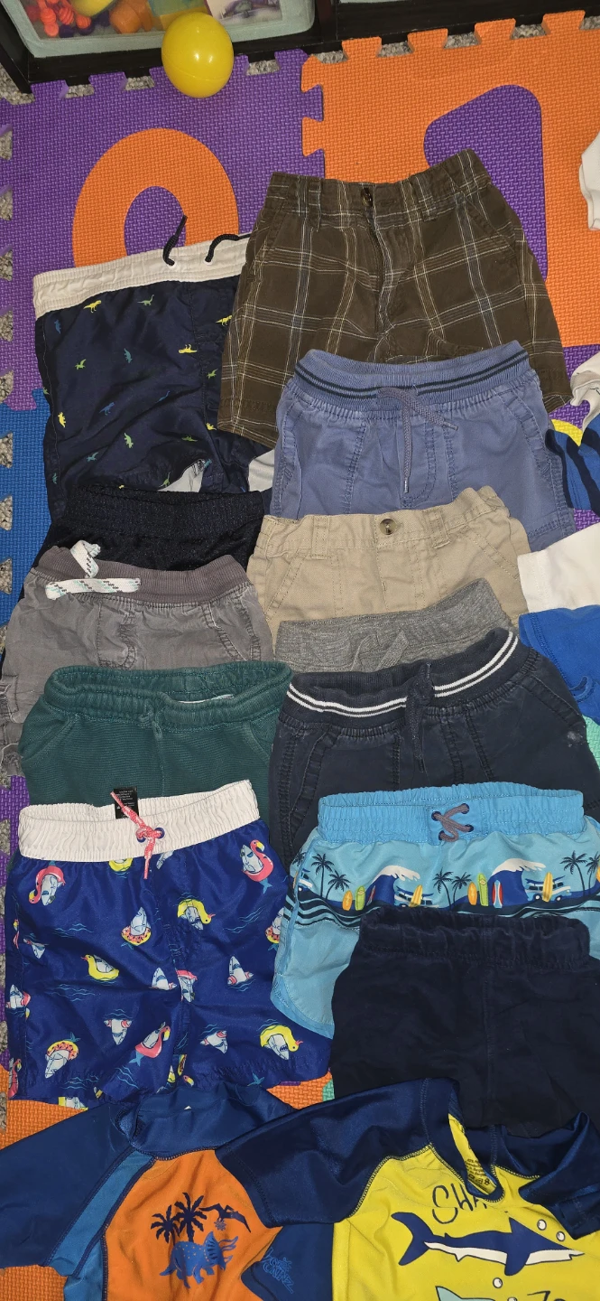 Mixed Boys' Clothing Bundle - Tops, Shorts, and Sleepwear