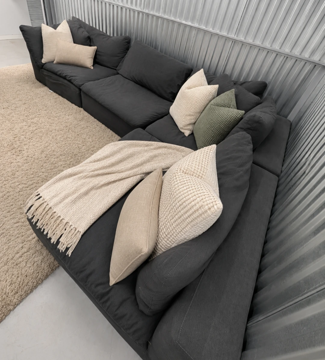 Free delivery!! Cloud sectional