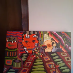 Original Abstract Acrylic Painting