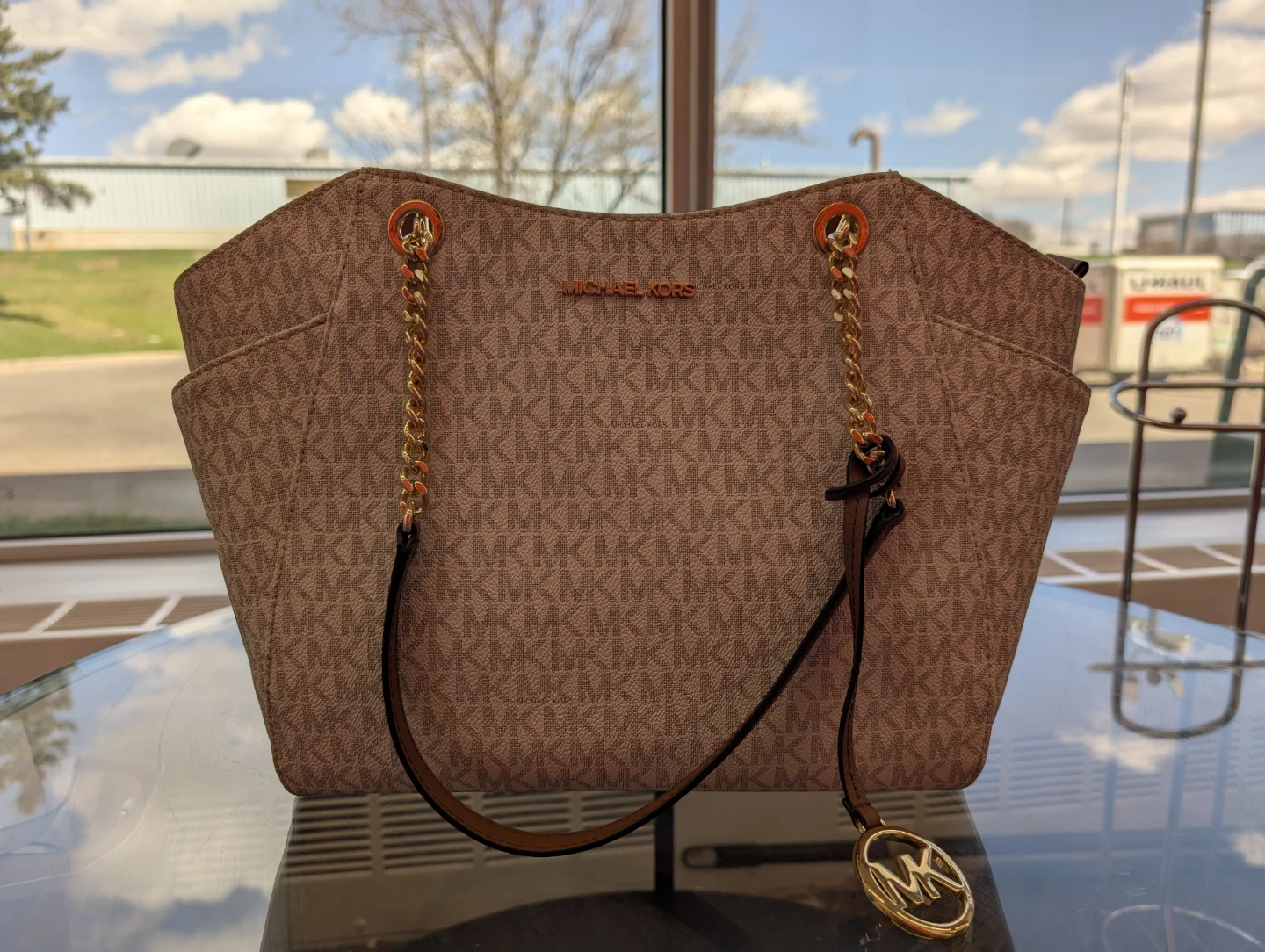 Michael Kors Jet Set Travel LG Chain Shldr Tote - Vanilla - photo 2