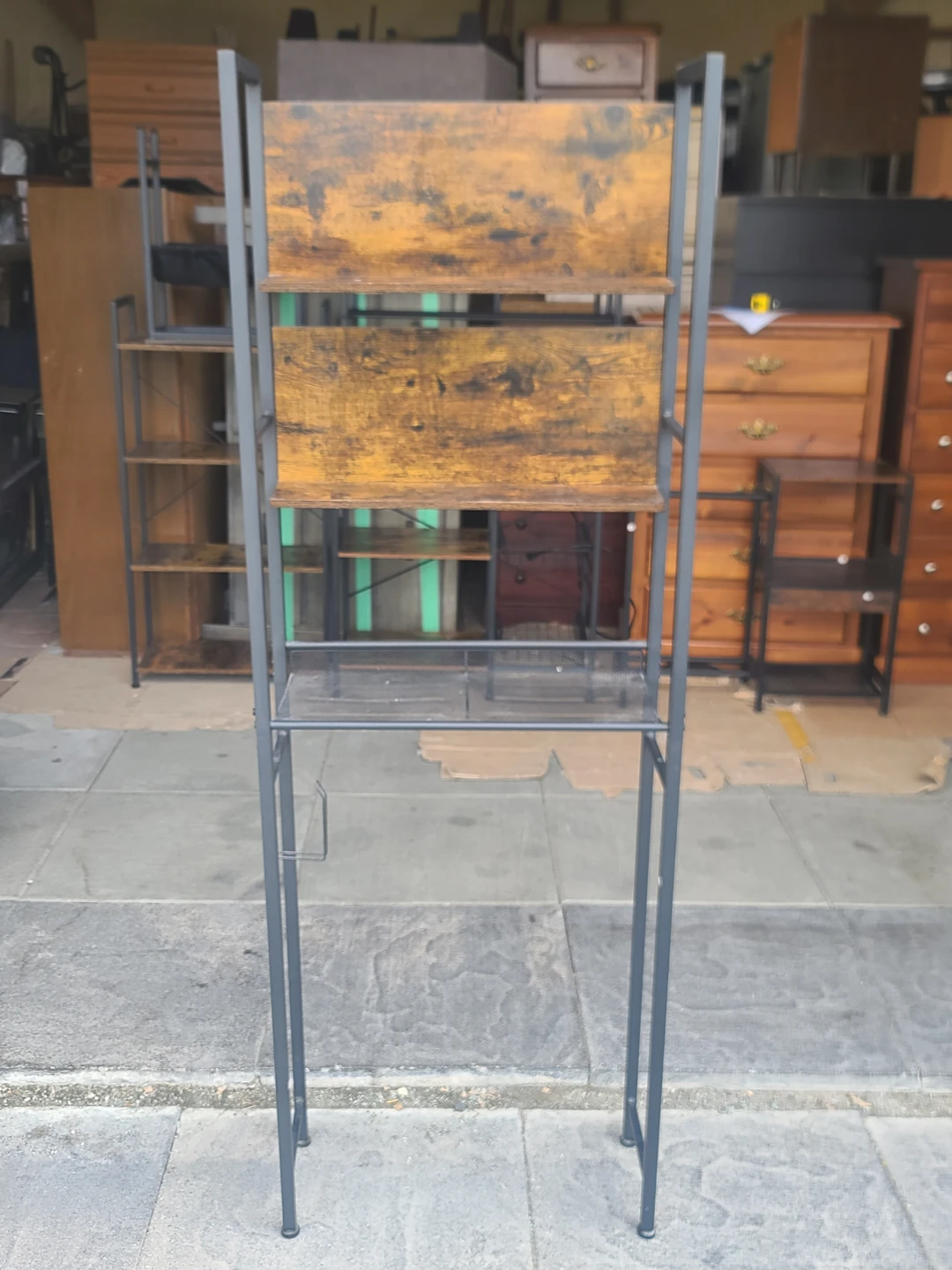 Industrial Style 3-Tier Shelf Unit