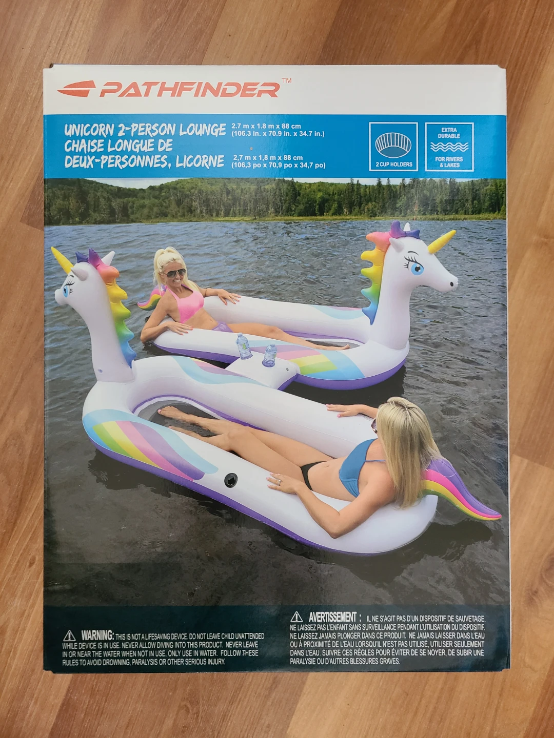 PATHFINDER Unicorn 🦄 2-Person Floating Lounge 🏝👙🥽🩱