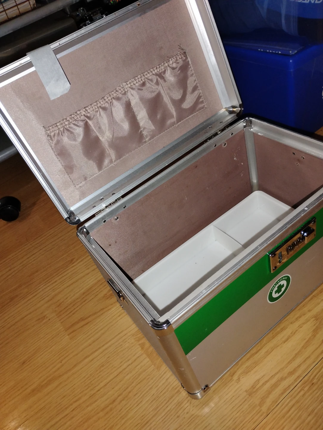Aluminum First Aid Box with Combination Lock