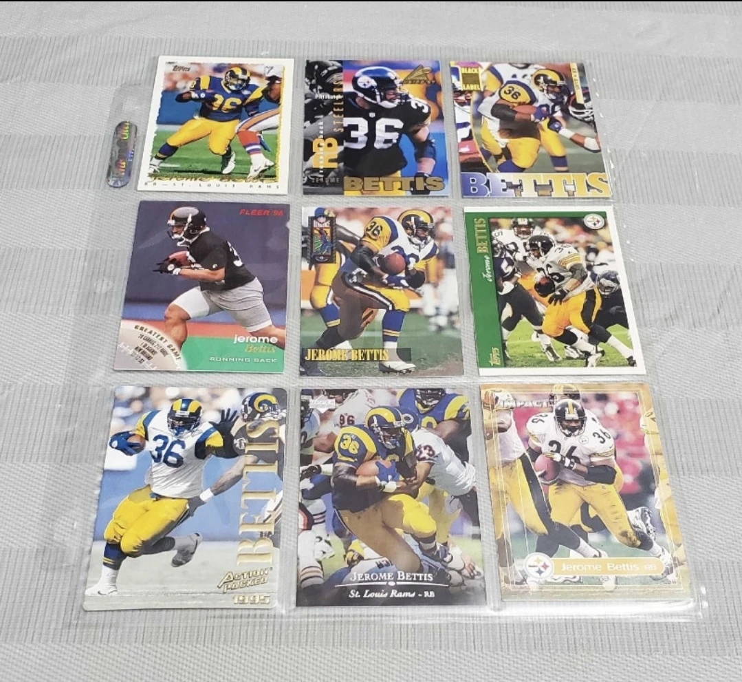 22 card NFL HOF Jerome Bettis lot - photo 2
