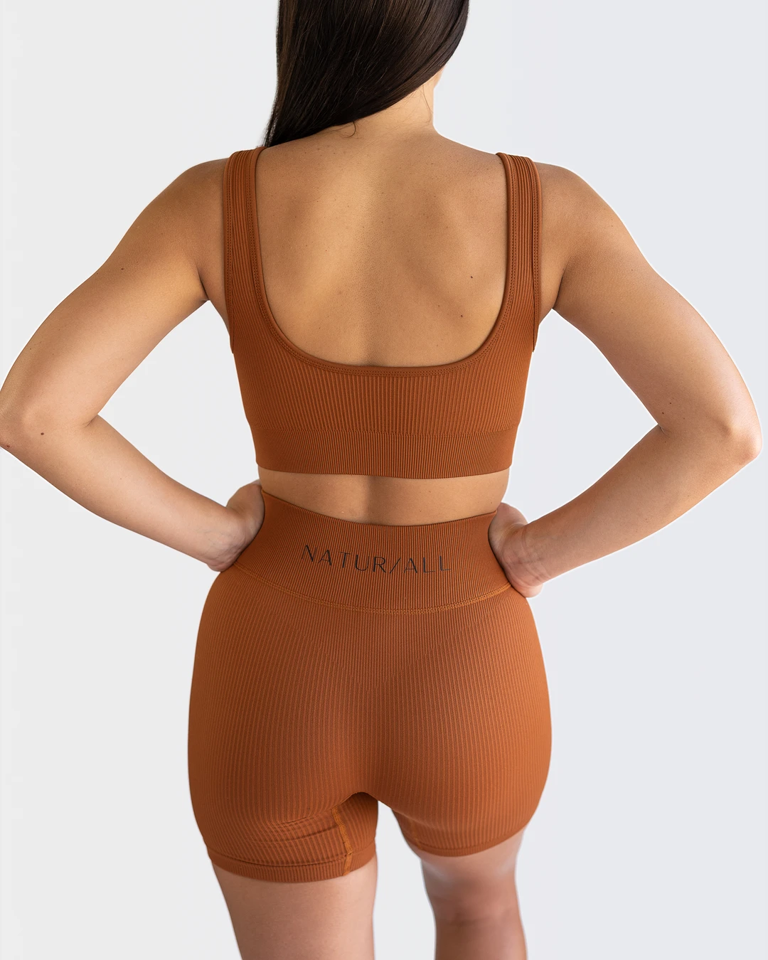 Ribbed Activewear Set - Top & Shorts (Small-Medium) - photo 3