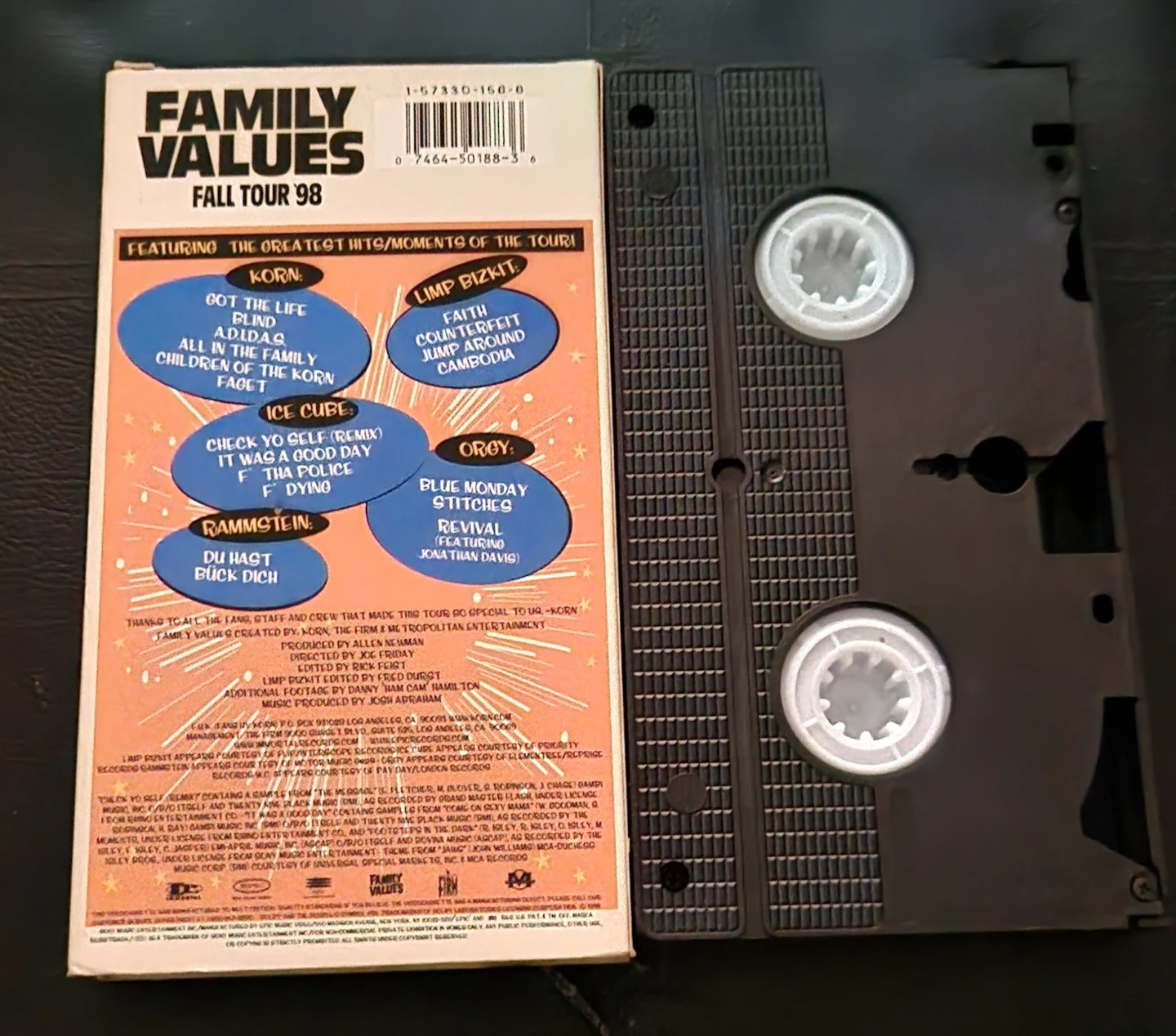 Vintage Family Values Fall Tour '98 VHS - photo 2