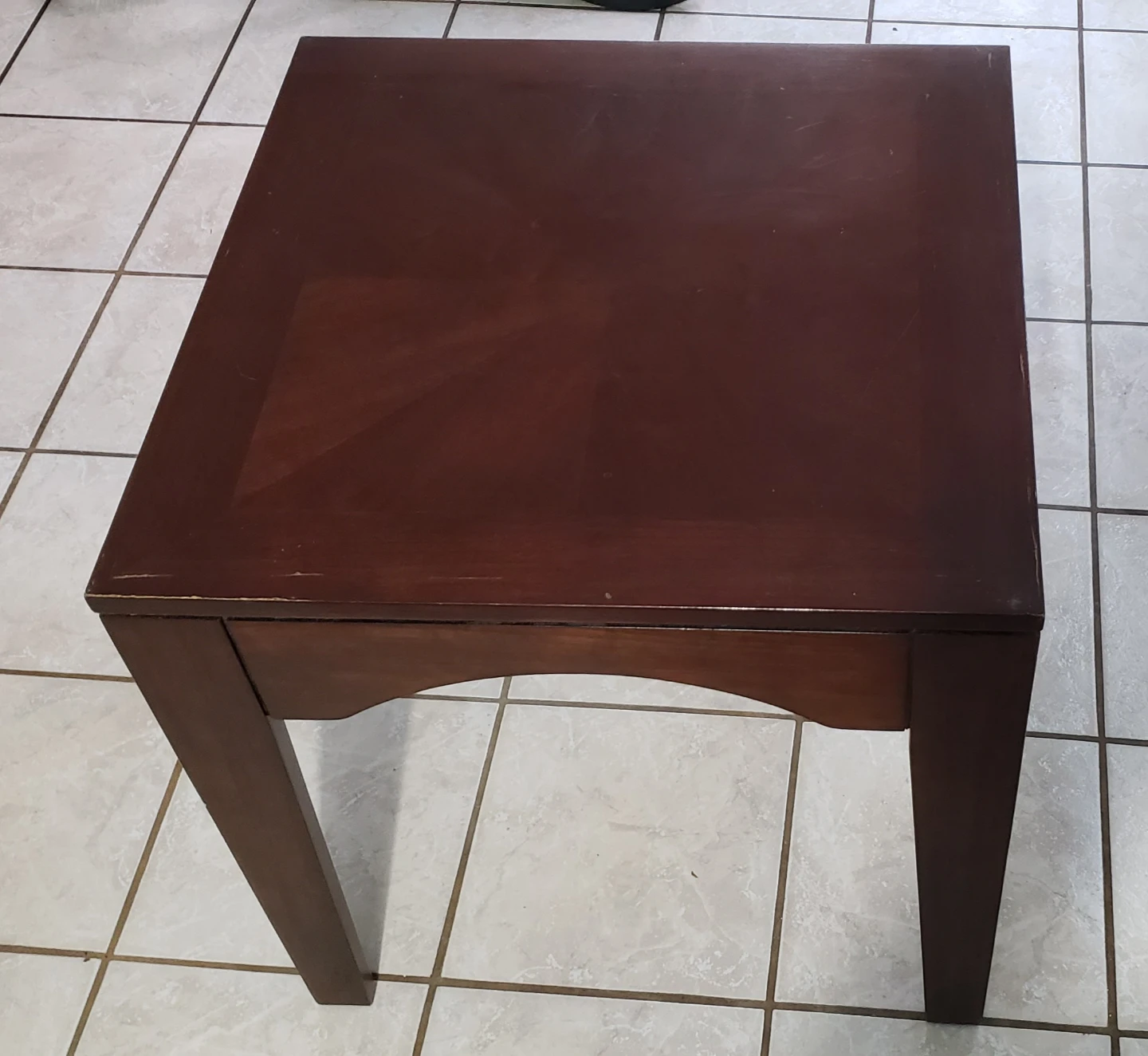 Dark Brown End Table