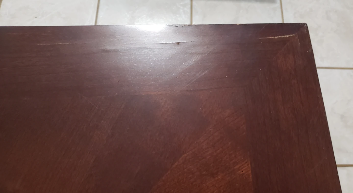Dark Brown End Table - photo 2