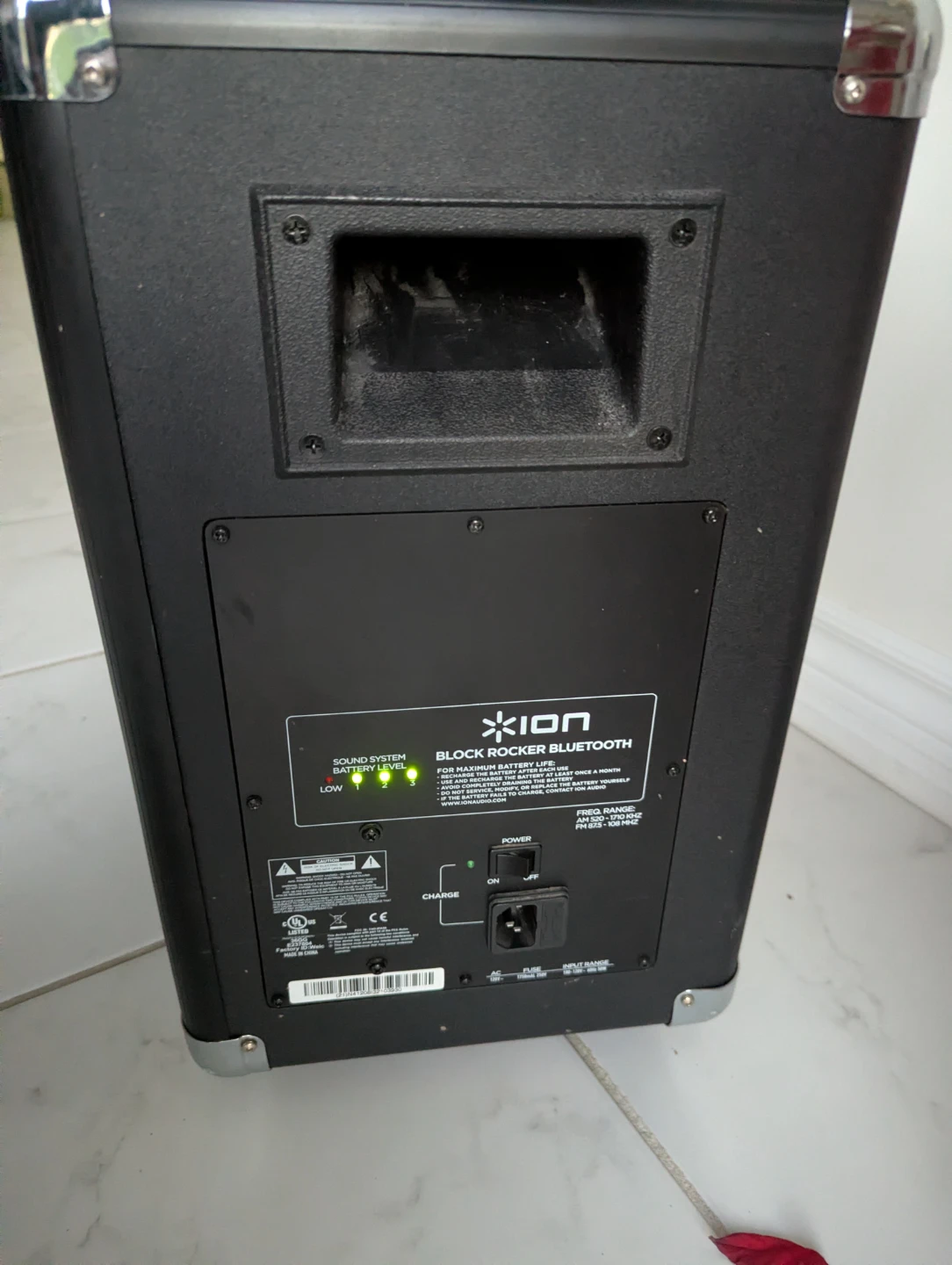 ION Block Rocker Bluetooth Portable Sound System - photo 2