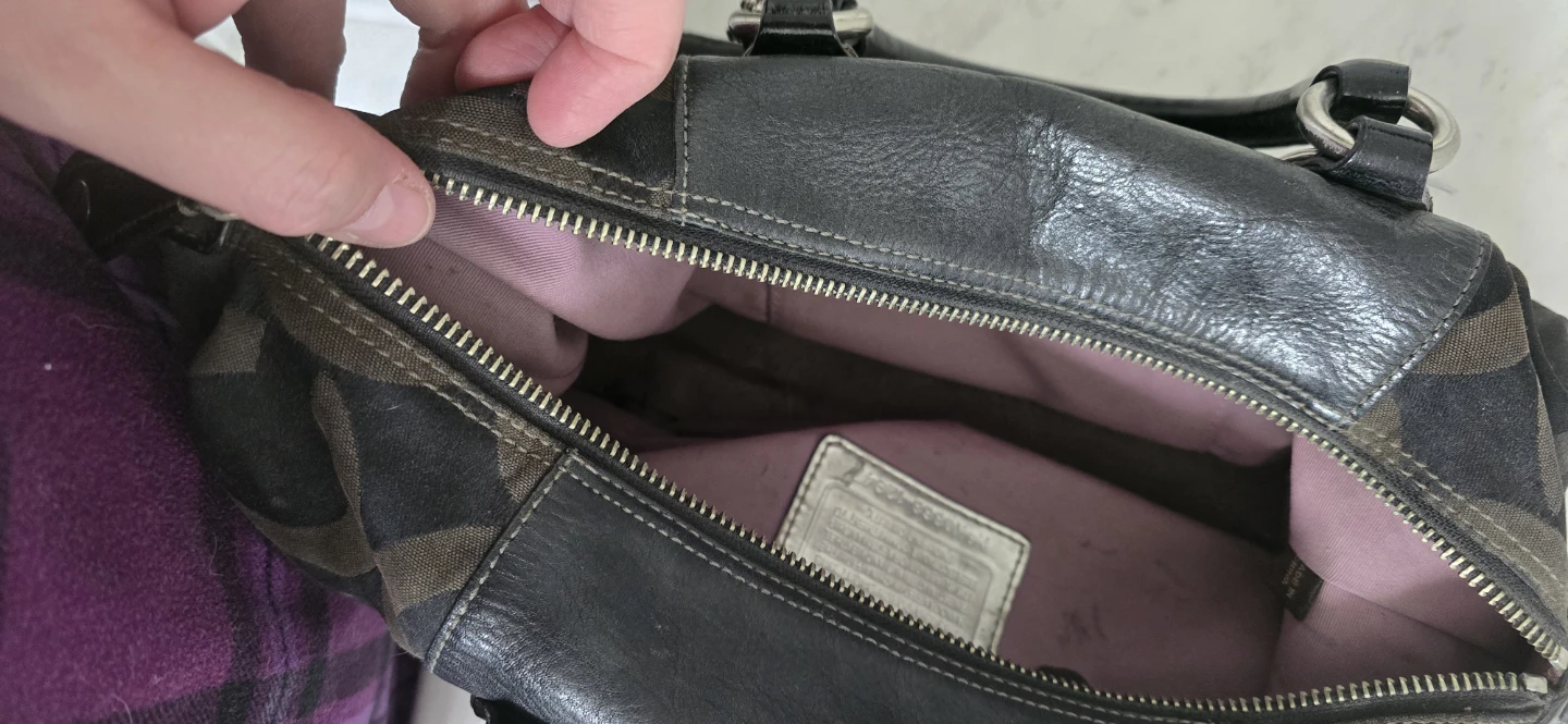 Coach Signature C Monogram Satchel Handbag - photo 3
