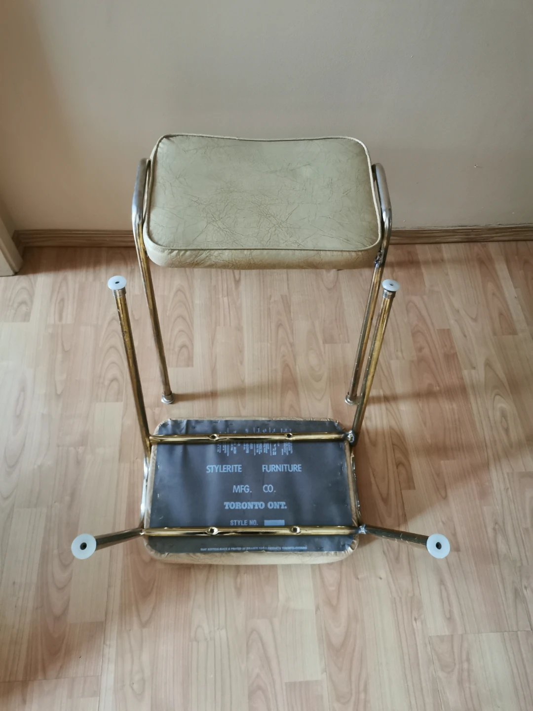 Vintage Mid Century Stylerite Toronto Stacking Stools - photo 2