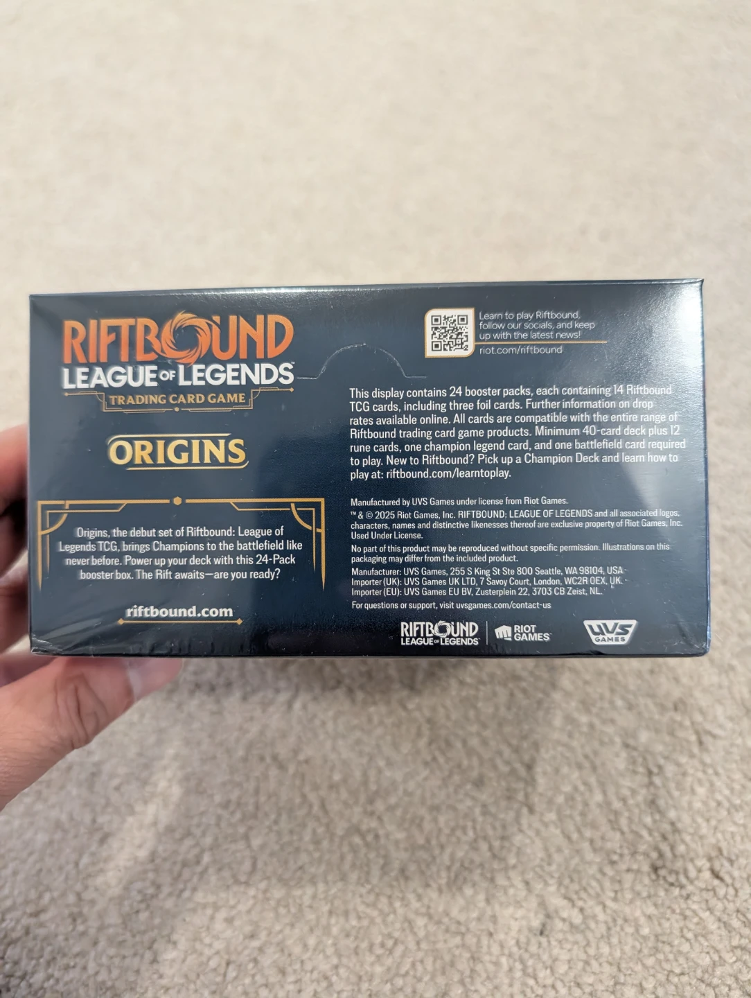 Riftbound Origins Booster Box
